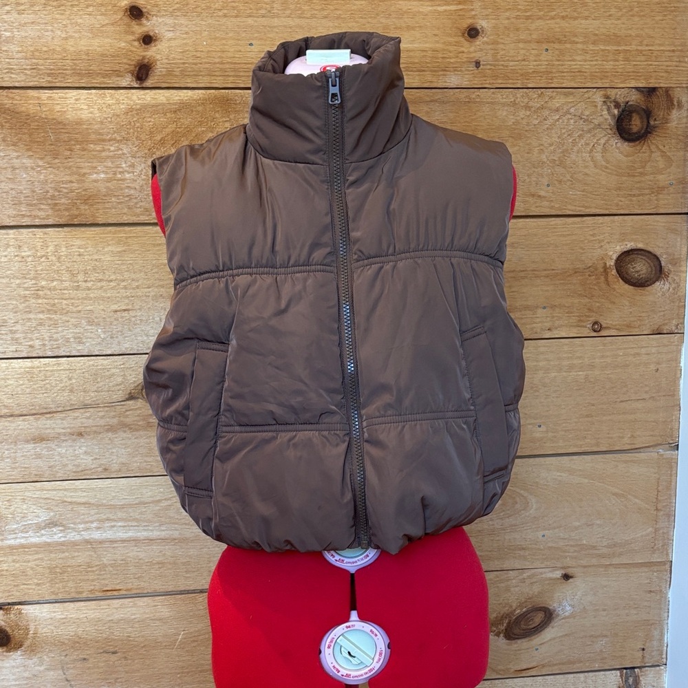 H&M Brown Puffer Vest